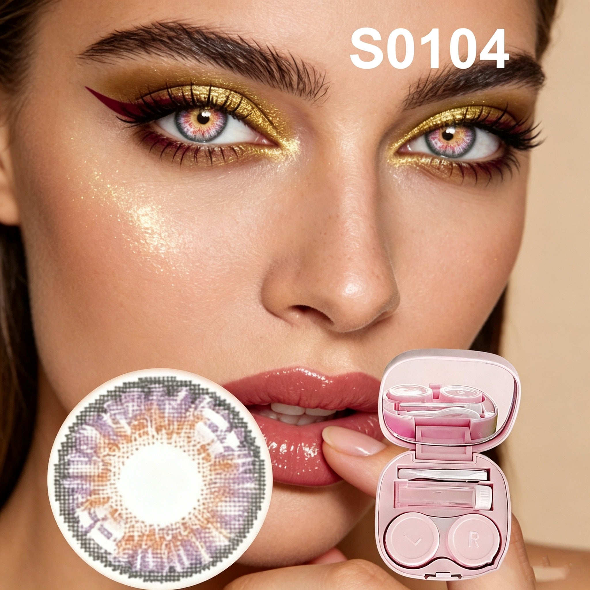 Colored Contact Lenses Neutral Daily Wear, 6 Months Wear