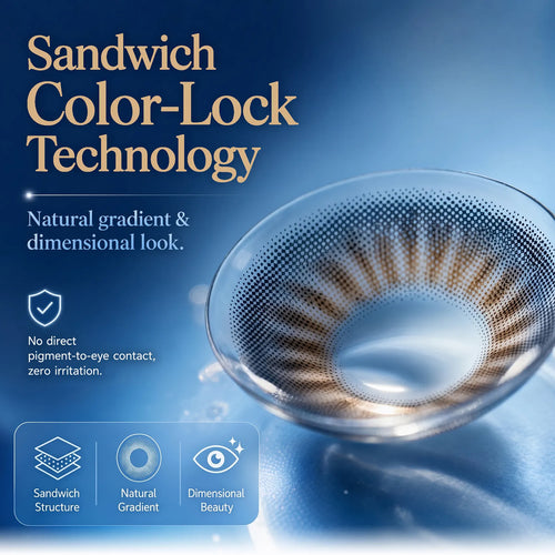 Colored Contact Lenses Neutral Daily Wear, 6 Months Wear